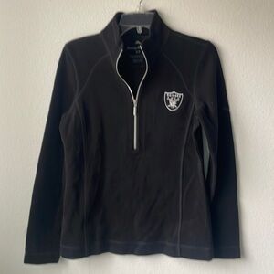 NWT NFL Raiders Tommy Bahama small jacket pull over sweatshirt